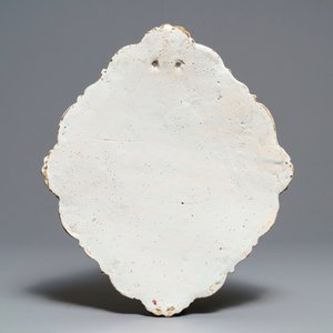 A large polychrome Dutch Delft 'flower vase' plaque, 18th C. — photo 2