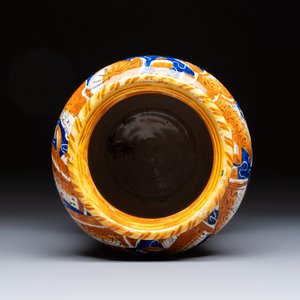 A large polychrome Italian maiolica 'Fortuna' albarello, Casteldurante or Pesaro, ca. 1580 — 照片 5