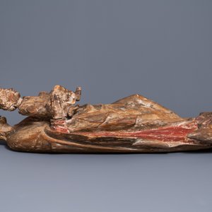 A large polychromed limewood figure of a Madonna with child, Germany, 15th C. — 照片 4