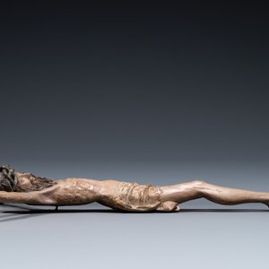 A large polychromed oak figure of Christ, Flanders, 1st quarter 16th C. — 照片 7