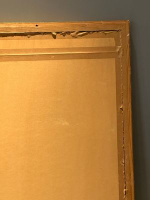 A large rectangular Chinese gold thread-embroidered silk panel decorated with four four-clawed dragons, Qing — photo 12