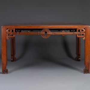 A large rectangular Chinese huanghuali wooden table, 19/20th C. — 照片 3