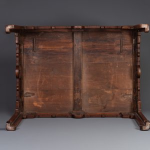 A large rectangular Chinese huanghuali wooden table, 19/20th C. — 照片 6
