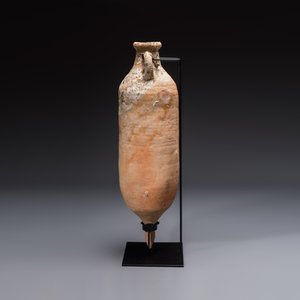 A large Roman pottery wine or fish oil transport amphora with marine encrustation, North Africa, 4/5th C. — photo 3