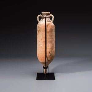 A large Roman pottery wine or fish oil transport amphora with marine encrustation, North Africa, 4/5th C. — photo 4