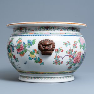 A large round Chinese famille rose-style jardinière, Samson, Paris, 19th C. — 照片 3