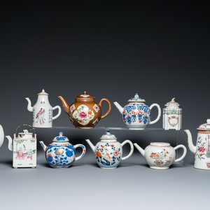 A large selection of Chinese famille rose and Imari-style tea wares, Yongzheng/Qianlong — photo 3