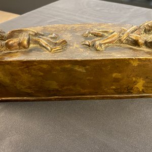 A large Sino-Tibetan coral-inlaid gilt bronze figure of Kapaladhara Hevajra, 18/19th C. — 照片 21