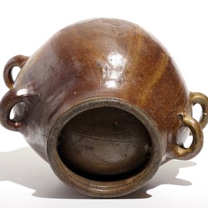A large stoneware pilgrim's flask, Raeren, 17th C. — photo 6
