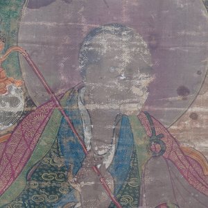 A large 'Three Arhat' thangka, Sino-Tibet, 18th C. — photo 24