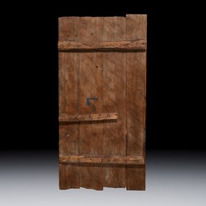 A Tibetan painted panel or door, 19th C. — foto 2