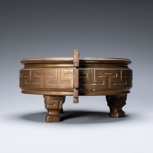 A large Vietnamese bronze censer on stand, 19/20th C. — 照片 7