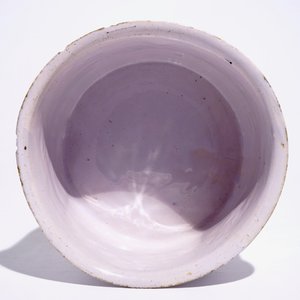 A large white Dutch Delft albarello, 18th C. — 照片 6