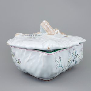 A leaf-shaped box and cover, ca. 1900, marked Gallé, Nancy, France — 照片 5