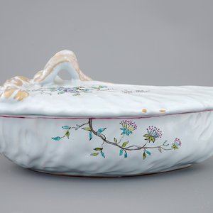 A leaf-shaped box and cover, ca. 1900, marked Gallé, Nancy, France — 照片 6