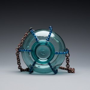 A light blue glass mosque lamp, Syria or Persia, 10th C. — photo 11