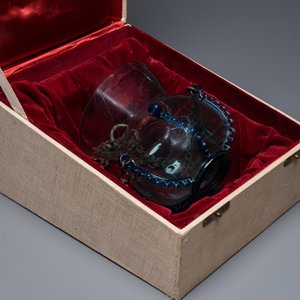 A light blue glass mosque lamp, Syria or Persia, 10th C. — photo 4