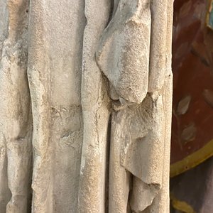 A limestone figure of Saint Barbara, 16th C. — photo 14