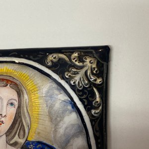 A Limoges enamel plaque depicting the Virgin and inscribed 'Mater Dei', France, 1st half 18th C. — 照片 3