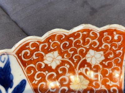A lobed Chinese famille verte dish and a bowl, Kangxi — photo 12