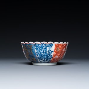 A lobed Chinese famille verte dish and a bowl, Kangxi — photo 5