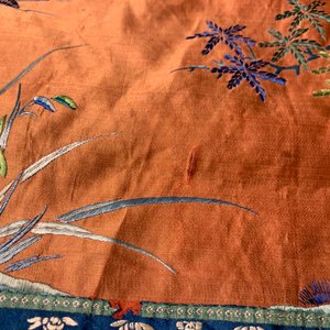A long rectangular Chinese embroidered silk altar cloth, 19/20th C. — 照片 29