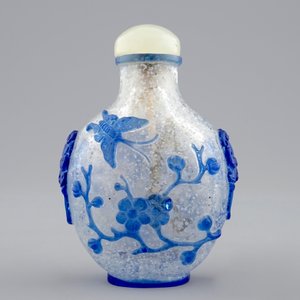 A lot of 4 Chinese snuff bottles in glass and jade, 18/20th C. — 照片 20