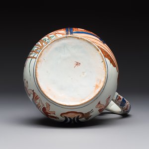 A magnificent polychrome Dutch Delft chinoiserie ewer, first quarter 18th C. — photo 6