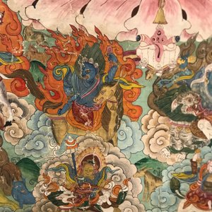 A 'Mahakala' thangka, Tibet, 19th C. — 照片 17
