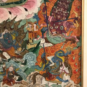 A 'Mahakala' thangka, Tibet, 19th C. — 照片 19