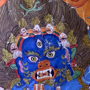 A 'Mahakala' thangka, Tibet, 19th C. — 照片 27