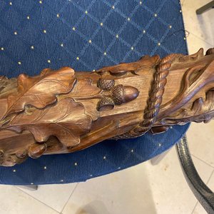 A mahogany boat mast with oak scrolls, France or Italy, 18th C. — 照片 35