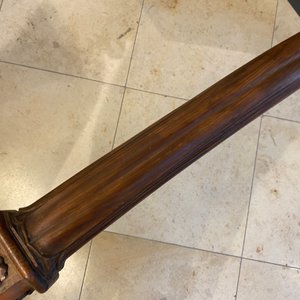 A mahogany boat mast with oak scrolls, France or Italy, 18th C. — 照片 49