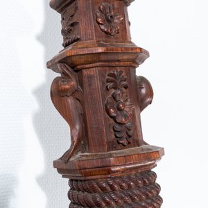 A mahogany boat mast with oak scrolls, France or Italy, 18th C. — 照片 6