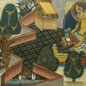 A 'mandala' thangka, Nepal or Tibet, 19/20th C. — 照片 6