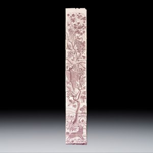 A manganese Dutch Delft 26-piece tile pillar, 18th C. — photo 1