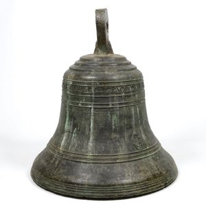 A massive bronze church bell, dated 1623 and inscribed, France — photo 4