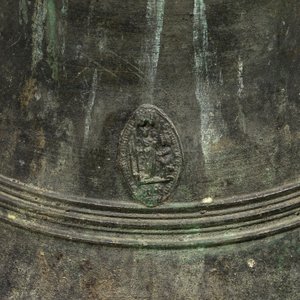 A massive bronze church bell, dated 1623 and inscribed, France — photo 5