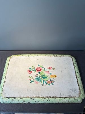 A massive Chinese Canton enamel rectangular tray with floral design, Yongzheng/Qianlong — foto 8