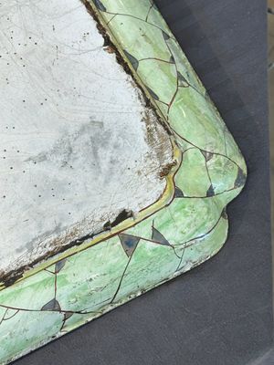 A massive Chinese Canton enamel rectangular tray with floral design, Yongzheng/Qianlong — foto 15