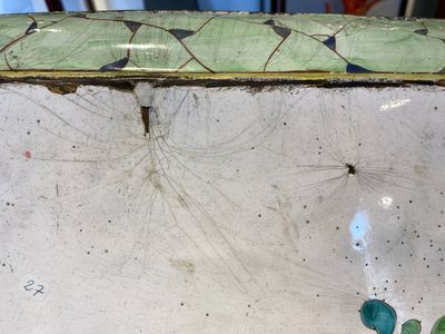 A massive Chinese Canton enamel rectangular tray, Yongzheng/Qianlong — photo 15