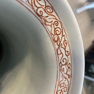 A massive Chinese famille verte on powder blue-ground rouleau vase, Kangxi — photo 28