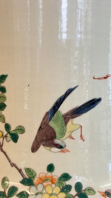 A massive pair of Chinese famille verte 'Phoenixes and Birds' vases — photo 14