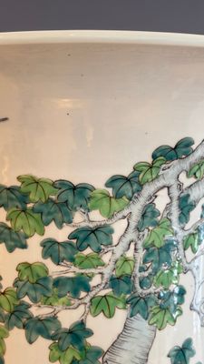 A massive pair of Chinese famille verte 'Phoenixes and Birds' vases — photo 28