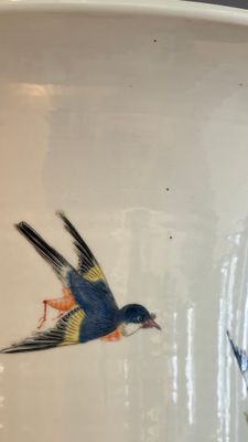 A massive pair of Chinese famille verte 'Phoenixes and Birds' vases — photo 39