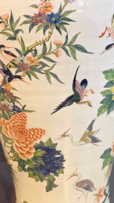 A massive pair of Chinese famille verte 'Phoenixes and Birds' vases — photo 42