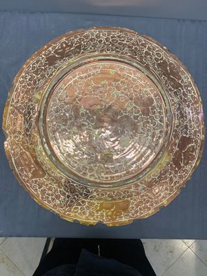 A massive Spanish Hispano-Moresque lustreware 'double eagle' dish, Manises, early 17th C. — photo 13