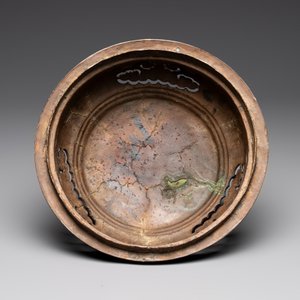 A massive Vietnamese copper- and silver-inlaid 'Buddhist lion' censer and cover on stand, 19th C. — photo 17