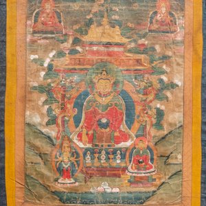 A 'Medicine Buddha' thangka, Tibet, 17/18th C. — photo 2