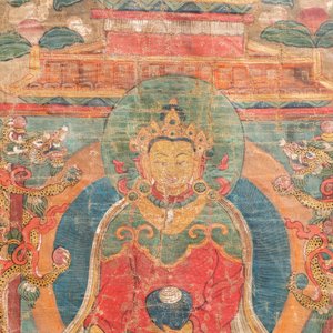 A 'Medicine Buddha' thangka, Tibet, 17/18th C. — photo 5